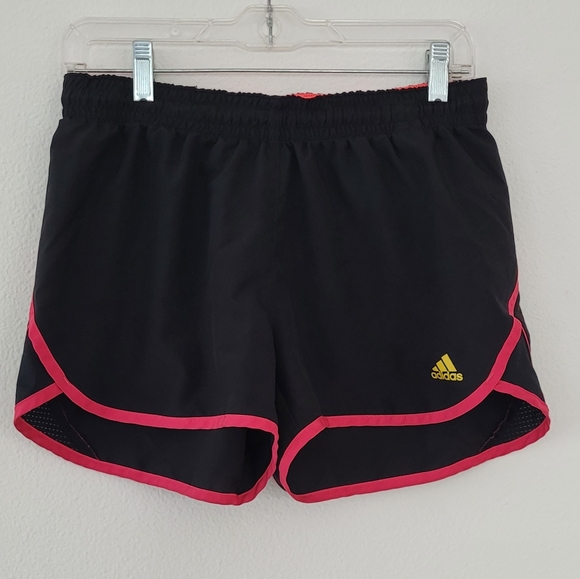 adidas Pants - Adidas Black and Pink shorts size small